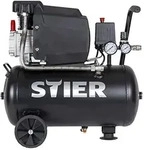 STIER Kompressor LKT 240-8-24, 1100 W, max. Druck 8 bar, 24 Liter Tank, 21 kg,