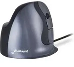 VerticalMouse D (schwarz/silber, Large, RH) - Schwarz/Grau/Silber
