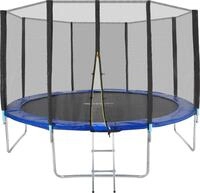 tectake&reg; Trampolin Garfunky &Oslash; 366 cm, GS mit Sicherheitsnetz