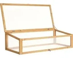 tectake&reg; Fr&uuml;hbeet-Aufsatz aus Holz 115 x 53 x 34 cm - Braun