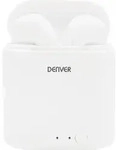 Denver TWQ-40, True Wireless Headset mit Qi Ladefunktion - Wei&szlig;
