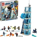 LEGO 76166 Marvel Avengers &ndash; Kr&auml;ftemessen am Turm, Bauset mit Iron Man, Black