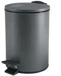 Spirella Treteimer Cannes - dunkelgrau - 5L - Metall - 20 x 27 cm - Dunkelgrau