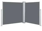 vidaXL Ausziehbare Seitenmarkise Anthrazit 100 x 600 cm - Grau