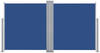 vidaXL Ausziehbare Seitenmarkise Blau 100 x 600 cm