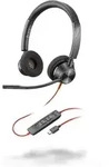 Poly Headset Blackwire C3320-M Kopfh&ouml;rer Headset binaural schwarz - Schwarz