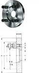 Stahlflansch DIN55027/22 160mm KK 5 R&Ouml;HM | 4019208078656