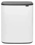 Brabantia Bo Touch Bin, 60 l, Rechteckig, Stahl, Stahl, Kunststoff, Knopf -...