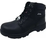 Skechers Work Stahlkappe Schn&uuml;rstiefel Schwarz - Schwarz - 46