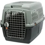 TRIXIE Transportbox Giona - anthrazit/grau-gr&uuml;n - 50 &times; 51 &times; 70 cm - Grau/Gr&uuml;n