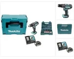 Makita DHP 482 RF1J Akku Schlagbohrschrauber 18V 62Nm im Makpac + 3,0 Ah Akku +