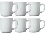 Arcoroc TRIANON robuste opal Becher 290ml Satz von 6pcs. - Hendi D6880 - Wei&szlig;