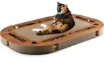CanadianCat PlayPlate, Katze, Trickkisten-Spielzeug, Braun, Karton, Holz, 850...