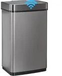 Relaxdays Sensor M&uuml;lleimer 60l, Abfalleimer, K&uuml;chenm&uuml;lleimer aus Edelstahl, mit