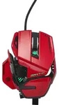 Mad Catz R.A.T 8+ ADV, rechts, Optisch, USB Typ-A, 20000 DPI, 0,5 ms, Schwarz, Rot -