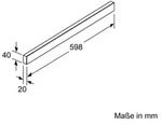 Siemens LZ46561, Lenker, Schwarz, Siemens, 598 mm, 20 mm, 40 mm - Schwarz