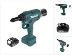 Makita DRV 250 F1 Akku Blindnietsetzger&auml;t 18V 20kN Brushless + 1x Akku 3,0Ah -...
