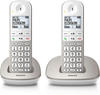 Philips XL4902S - Schnurloses Senior DECT-Telefon - 2 Mobilteile - Weiß