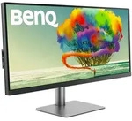 BenQ PD3420Q, 86,4 cm (34"), 3440 x 1440 Pixel, Quad HD, LED, 5 ms, Grau