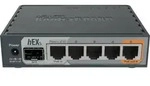Router Mikrotik hEX S Schwarz 11W - Schwarz