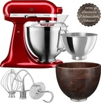 KitchenAid 859702301230, KitchenAid ARTISAN 5KSM185PS, Standmixer, Rot, Schlagen,