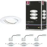 Paulmann LED Einbauleuchte Base Basisset schwenkbar - Wei&szlig;