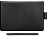 Wacom One by Small, Kabelgebunden, 2540 lpi, 152 x 95 mm, USB, Stift, Schwarz -