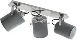 EGLO Deckenlampe Villabate, 3 flammige Textil Deckenleuchte, Deckenspot aus...