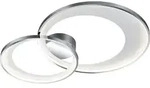 LED-Deckenleuchte - Chromfarben - Wei&szlig; - Metall - B 85 cm - dimmbar - Wei&szlig;