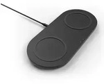 Belkin BOOST Charge wirel. Dual 2x10W Pad-Netzt. schw.WIZ002vfBK - Schwarz