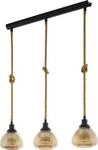 EGLO Pendellampe Rampside, 3 flammige Vintage Pendelleuchte im Industrial Design,
