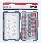 kwb Fr&auml;sersatz HM 8 mm 12tlg L-Box