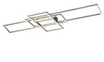 Trio LED Deckenleuchte IRVINE nickel matt - Silber
