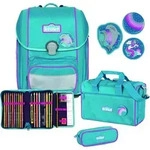 Scout Scout Genius - Schulranzen Set 4tlg. - Blau/Rosa
