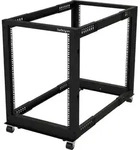 StarTech.com 15HE 4-Pfosten Server Rack, 19 Zoll Open Frame Serverrack, 101cm