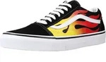 Vans Schuhe Old Skool Flame, VA38G1PHN, Gr&ouml;&szlig;e: 38 - Schwarz/Rot/Gelb - 38