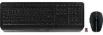 CHERRY GENTIX DESKTOP, Volle Gr&ouml;&szlig;e (100%), Kabellos, RF Wireless, QWERTY, Schwarz,