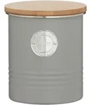 TYPHOON LIVING Vorratsbeh&auml;lter Zucker, pastellgrau, 1 Liter - Grau