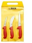 Dick Messerset Jagd Indoor (3-tlg.) - Schwarz/Rot