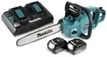 Makita DUC 353 PG2 Akku Kettens&auml;ge 36V ( 2x18V ) Brushless 35 cm + 2x 6,0 Ah...