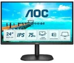 AOC B2 24B2XDA, 60,5 cm (23.8"), 1920 x 1080 Pixel, Full HD, LED, 4 ms, Schwarz