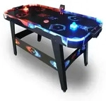 Carromco Airhockey Tisch Fire vs. Ice Hockey Spieltisch LED Lichteffekte bel&uuml;ftetes