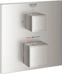 GROHE 24153DC0, GROHE Grohtherm Cube, Stahl, 1 St&uuml;ck(e) Silber