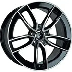 18 Zoll KESKIN KT21 5x112 ET45 Alufelgen BLACK FRONT POLISH