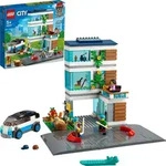 LEGO 60291 City Modernes Familienhaus, Puppenhaus mit Stra&szlig;enplatten und 4