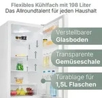 Bomann K&uuml;hlschrank mit Gefrierfach | | 180cm | K&uuml;hl Gefrierkombination leise 