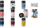 EMSA TRAVEL MUG COMPACT, Gr&uuml;n, Silikon, Edelstahl, Edelstahl, Polypropylen (PP),