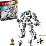 LEGO 71738 NINJAGO Legacy Zanes Titan-Mech, Ninja-Spielzeug zum Bauen mit 4