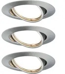 Paulmann LED Einbauleuchte Base Basisset schwenkbar - Grau