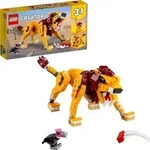 LEGO 31112 Creator 3-in-1 Wilder L&ouml;we Set mit Vogel, Strau&szlig; und Warzenschwein -